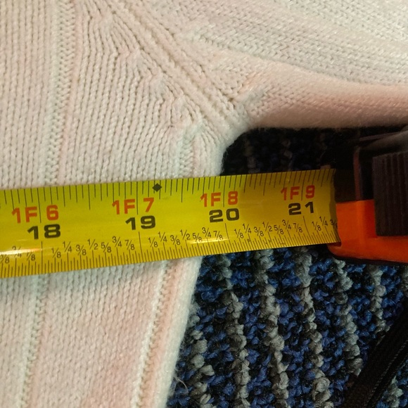 Yarnworks Womens Medium Sweater 100% Acrylic grandma Granny Core Turtleneck - Picture 4 of 4